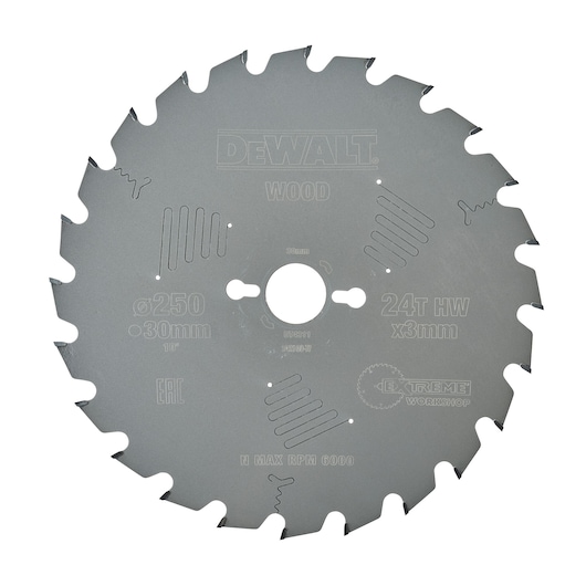 CZB 250x30x24t, vlaktand, positief 10°, kerf 3,0mm CZB 250x30x24t, vlaktand, positief 10°, kerf 3,0mm
