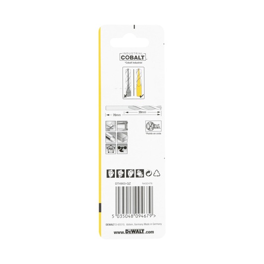 HSS COBALT INDUSTRIAL 3.5mm HSS COBALT INDUSTRIAL 3.5mm