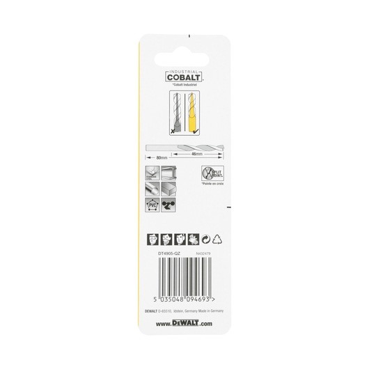 HSS COBALT INDUSTRIAL 4.5mm HSS COBALT INDUSTRIAL 4.5mm