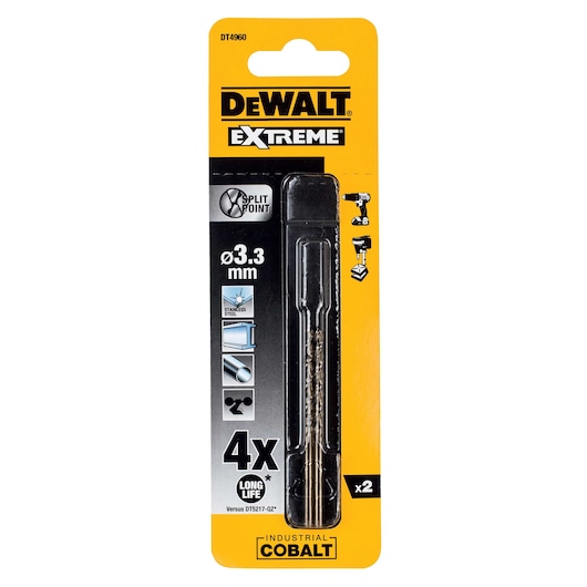 HSS INDUSTRIAL COBALT 3.3mm HSS INDUSTRIAL COBALT 3.3mm