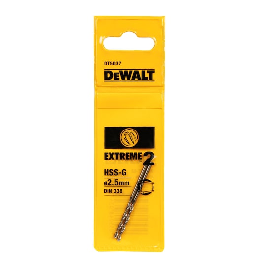 HSS-G metaalboor EXTREME 2™ Ø2,5mm HSS-G metaalboor EXTREME 2™ Ø2,5mm