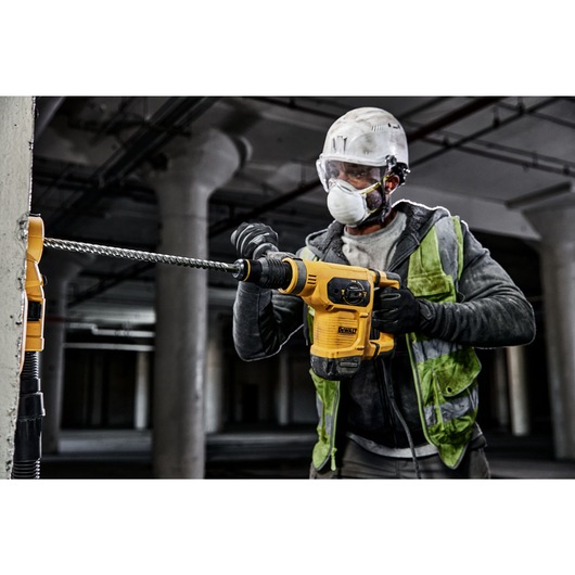 Elite Series Bit drilling into concrete wall Elite Series Bit drilling into concrete wall