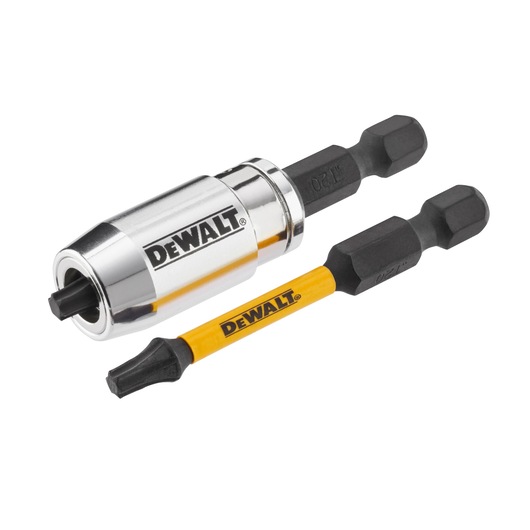 x2 T20 57mm Flextorq bits with magnetic screw lock 3/4 view x2 T20 57mm Flextorq bits with magnetic screw lock 3/4 view