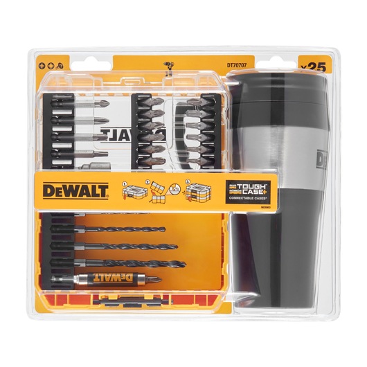 25pc Drill Drive Set & Drinking Mug