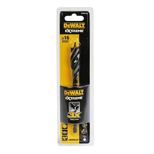 Mèche à bois 3 pointes Extreme 16x152mm Mèche à bois 3 pointes Extreme 16x152mm