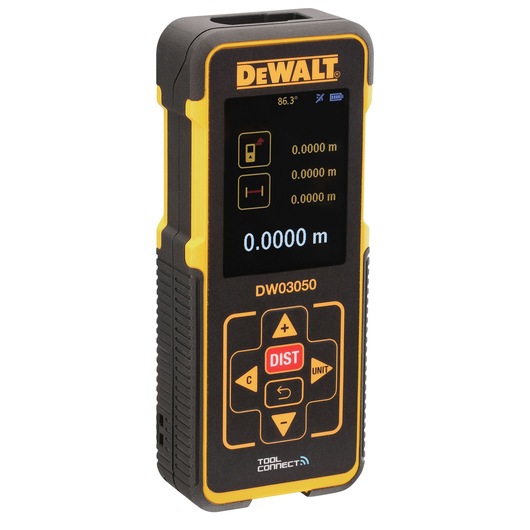 Profile of DEWALT laser distance measurer. Profile of DEWALT laser distance measurer.