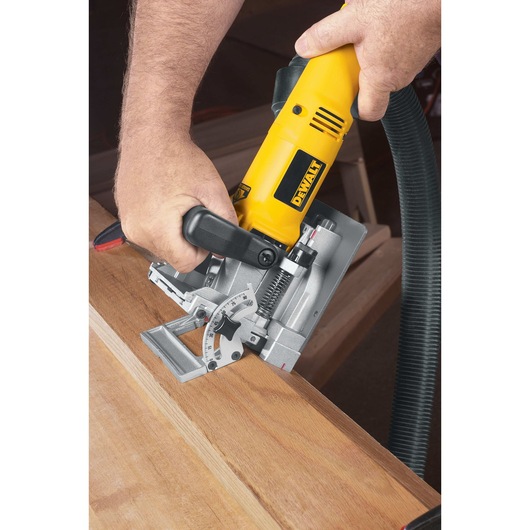 Plate Joiner Kit being used on wooden edge. Plate Joiner Kit being used on wooden edge.