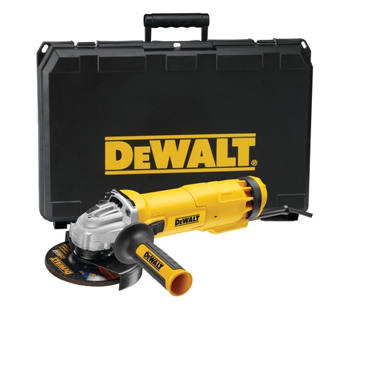 MEULEUSE 125mm 1400W interrupteur à glissière système anti-redémarrage en COFFRET MEULEUSE 125mm 1400W interrupteur à glissière système anti-redémarrage en COFFRET