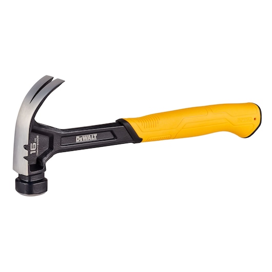 Profile of 16 ounce Steel Rip Claw Nailing Hammer.
