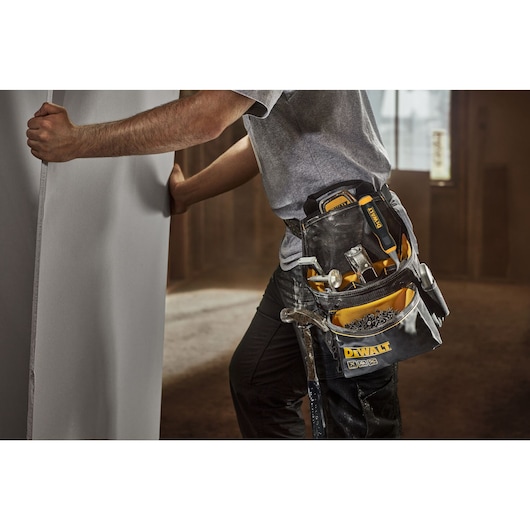 Dewalt Pro Tool Pouch filled with tools